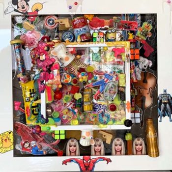 david-cintract-toile-pop-art-sculpture-pop-libre