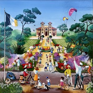 Charlotte-Lachapelle-toile-peinture-art-naif