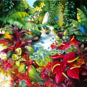 Charlotte-Lachapelle-toile-peinture-art-naif
