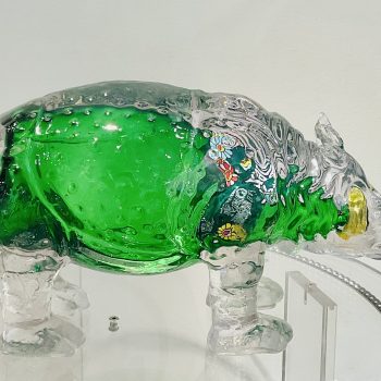 alben-sculpture-perrier-murakami-inclusion-résine