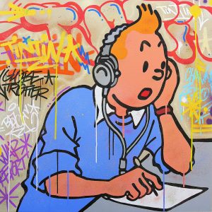 Gnidzaz-jean-michel-Tintin-peinture