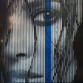 nolleau-laurence-tableau-peinture-visage-aluminium