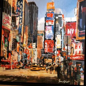 mitro-toile-peinture-soleil-times-square