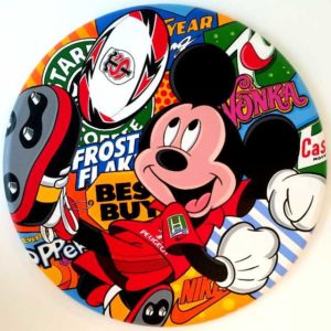 boudro-peinture-tableau-rond-rugby-toulouse
