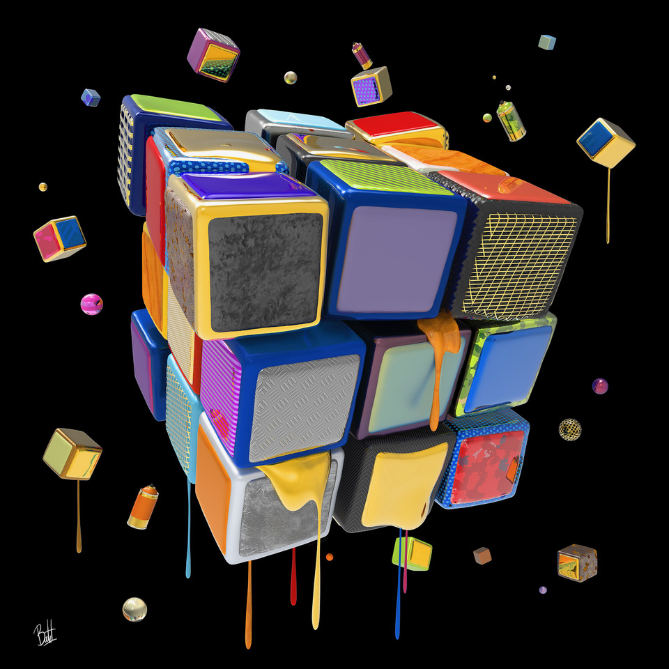 Boutet Artiste Sculpteur digital Galerie Saint Martin