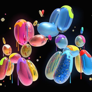 Boutet-artiste-boutet-studio-tableau-spiderman-sculpture-digitale-baloondog