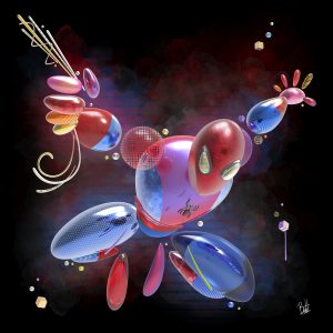 Boutet-artiste-boutet-studio-tableau-spiderman-sculpture-digitale