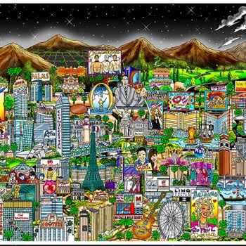charles-fazzino-3D-Pop-art-tableau