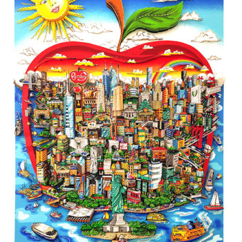 charles-fazzino-3D-Pop-art-tableau