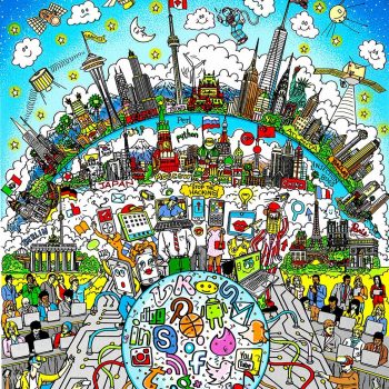 charles-fazzino-3D-Pop-art-tableau