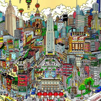 charles-fazzino-3D-Pop-art-tableau