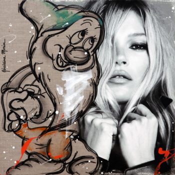 morin-artiste-toile-pop-art-peinture-kate-moss-géraldine-morin