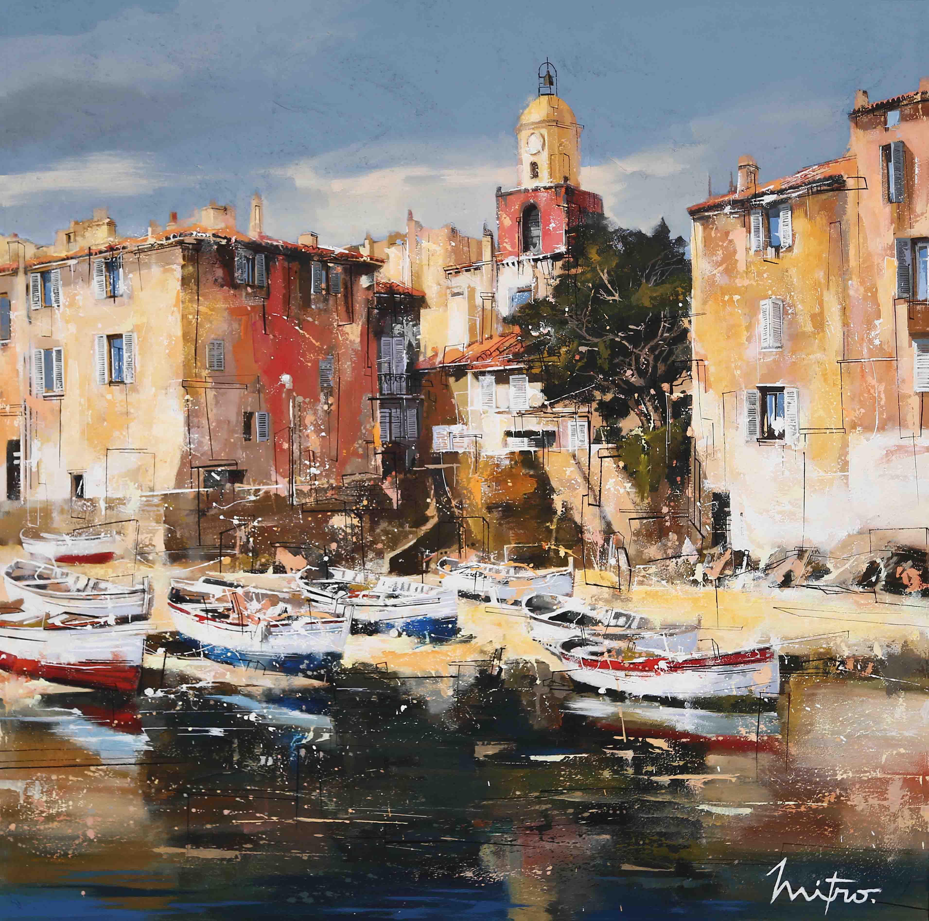 mitro-toile-artiste-peinture-saint-tropez
