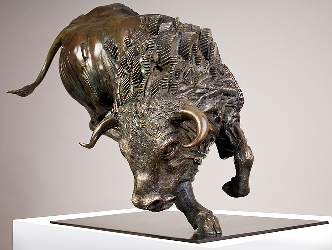 bronze-benenati-taureau-équilibre