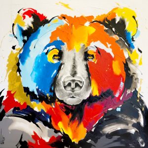 Josée-Forest-tableau-peinture-ours