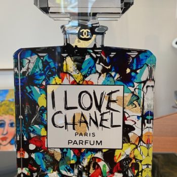 Fred meurice artiste plasticien-flacon-chanel sculpture tableau plexiglas