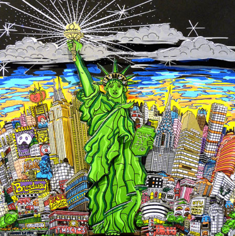 fazzino-bright-light-big-city-broadway-3D-pop-art