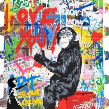 Mr Brainwash-peinture-toile-tableau-Thierry Guetta