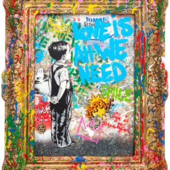 Mr Brainwash-peinture-toile-tableau-Thierry Guetta