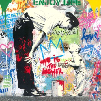 Mr Brainwash-peinture-toile-tableau-Thierry Guetta