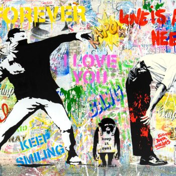 Mr Brainwash-peinture-toile-tableau