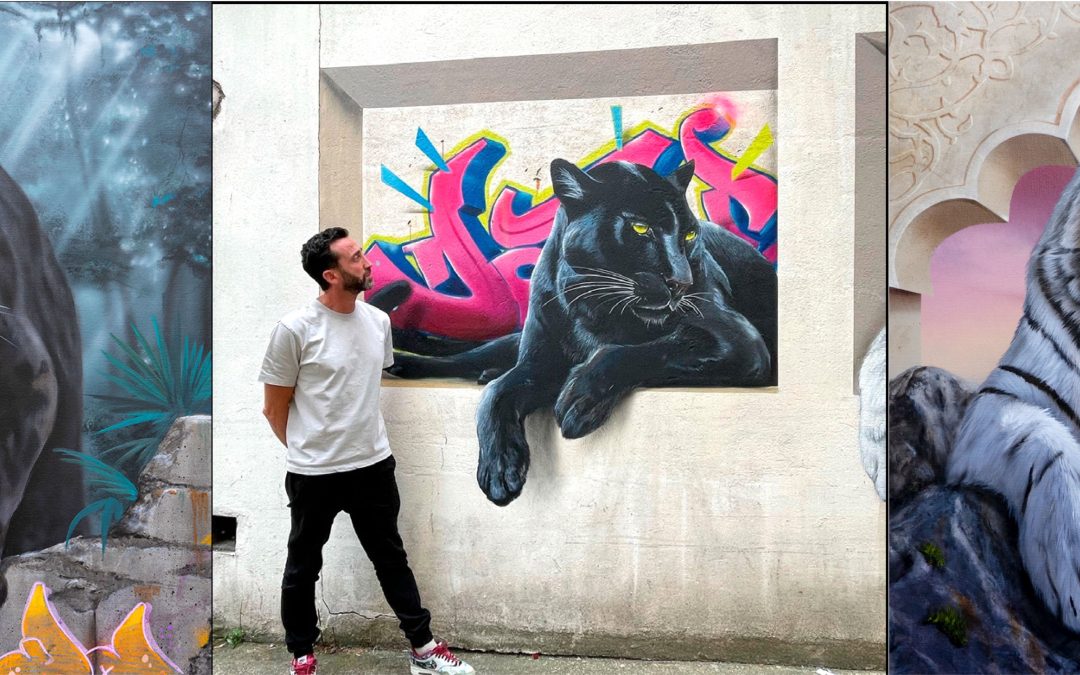 Dave BARANES – Entre graffiti et trompe-l’œil